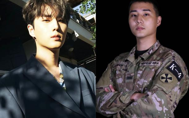 K-pop star Kang Young Hyun, a member of the group Day6, before and during his military service as a KATUSA soldier in Eighth Army.