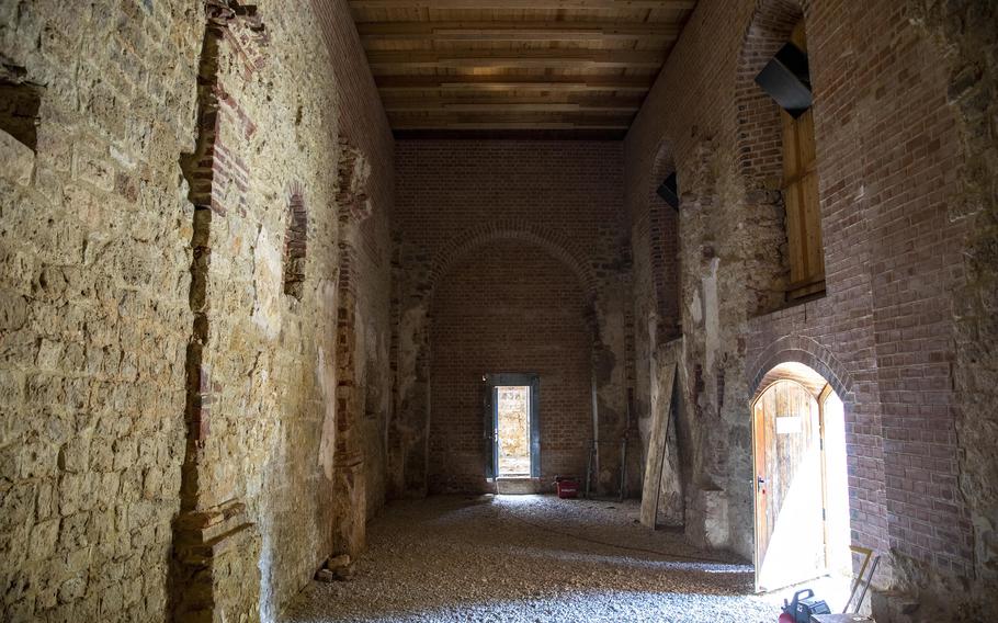 Reconstruction of the apse at St. Agid Bergheim Church in Hohenfels Training Area, Germany, has turned the building into a sanctuary for a handful of bat species. 