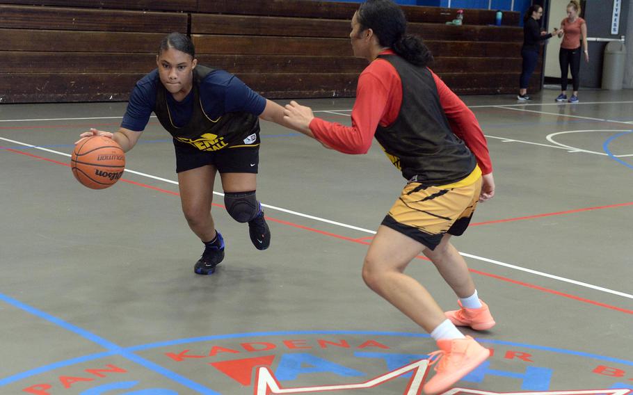 Senior Kyleigh Wright and junior Ayanna Levi return as post players for Kadena's girls.