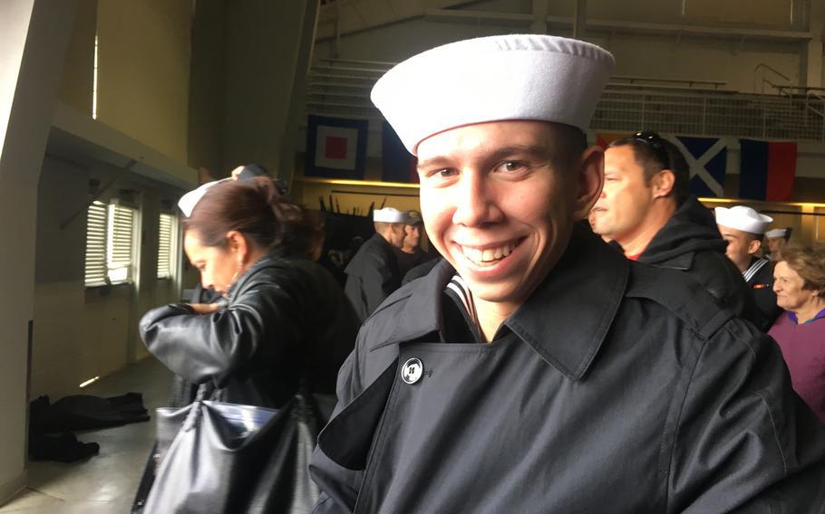 Petty Officer 3rd Class Brandon Caserta was 21 years old when he died by suicide at Norfolk Naval Station, Va., in 2018. 