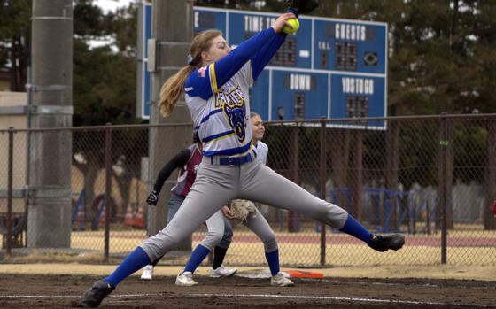 Yokota senior Zaylee Gubler has gone 20-2 the last two seasons and threw a no-hitter in March.
