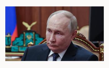 Russia’s President Vladimir Putin attends a meeting in Moscow on June 1, 2024. 