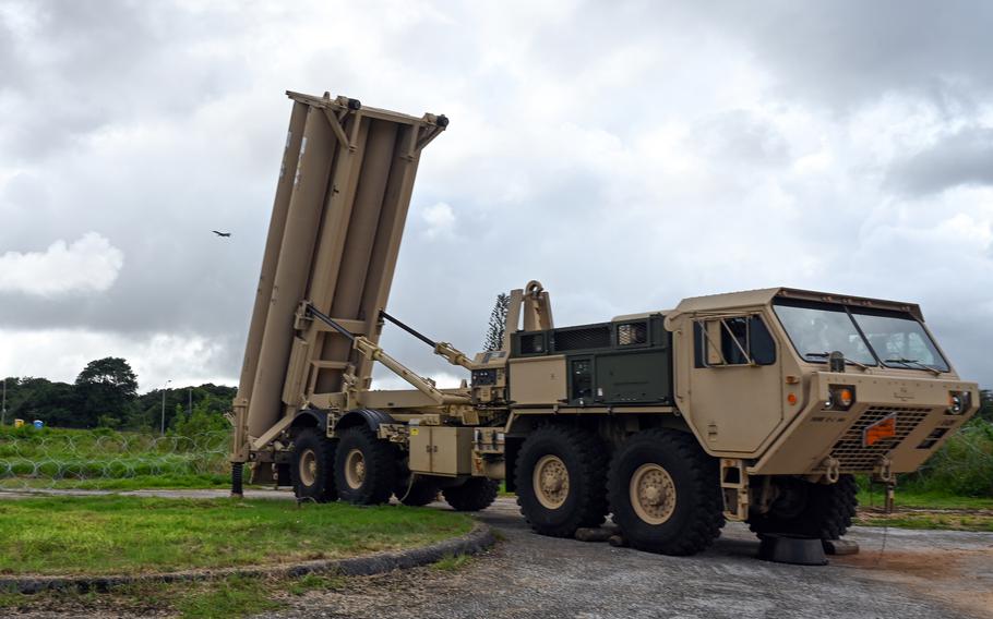A missile-defense system proposed for Guam would expand on capabilities already found on the island, such as this THAAD system, seen here on Nov. 11, 2022.