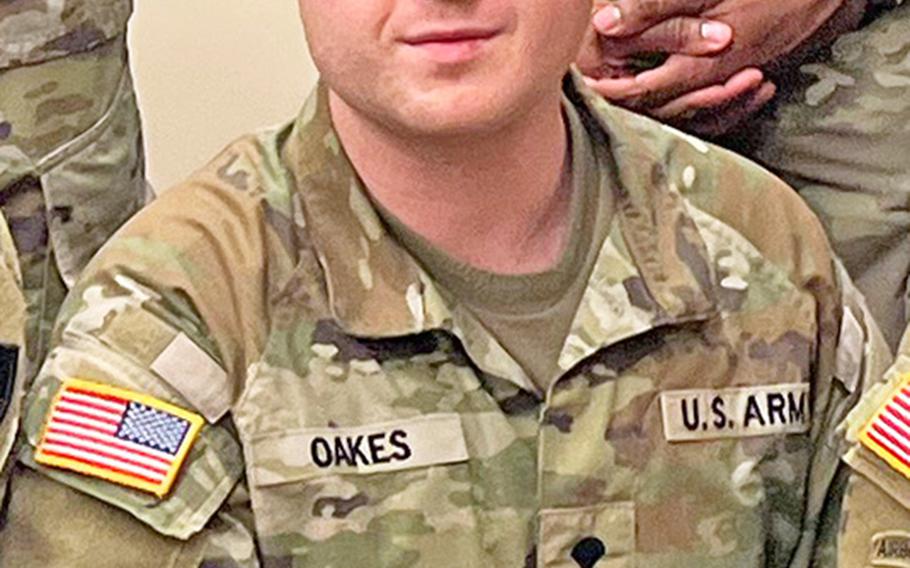 Spc. Jaggert Oakes, 22, of Barberton, Ohio, was a human resources specialist stationed at Camp Humphreys, South Korea. 