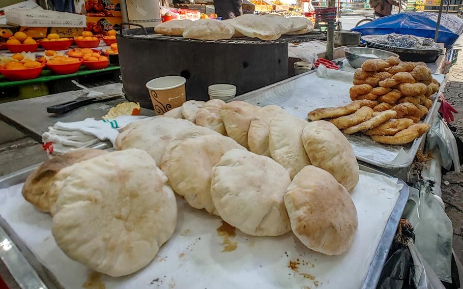 A variety of aromas, from baked goods to spices and fresh fish, will embrace you as you enter Tongbok Traditional Market in Pyeongtaek, South Korea.