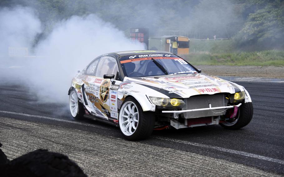 A driver competes in a Butcher Style Racing 88 event at Mobara Twin Circuit in Chiba, Japan, Sept. 7, 2024.