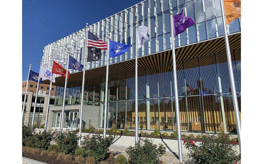 The new National Veterans Resource Center at Syracuse University. 