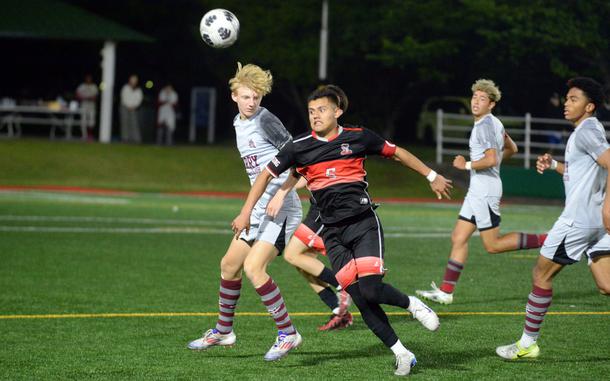 Damian Perez (5) scored a Pacific-best 39 goals, helping lead E.J. King to its first Far East Division II tournament title since 2007.