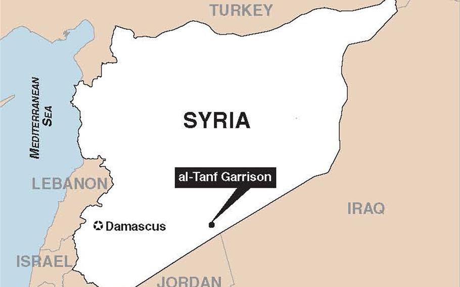 Al-Tanf garrison in southeast Syria, where U.S. troops are based, was a target of drone attacks on Oct. 19, 2023, the Syrian Observatory for Human Rights said in a report.
