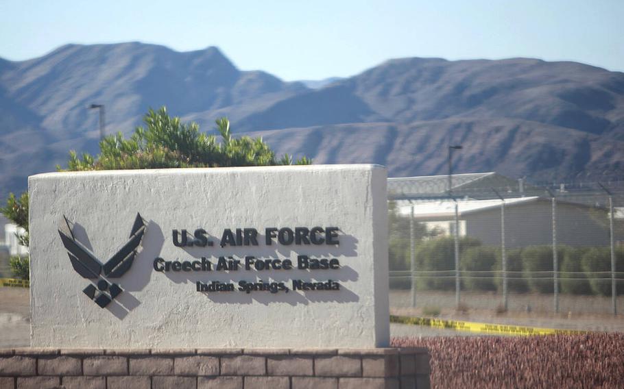 Creech Air Force Base in Indian Springs, Nev.