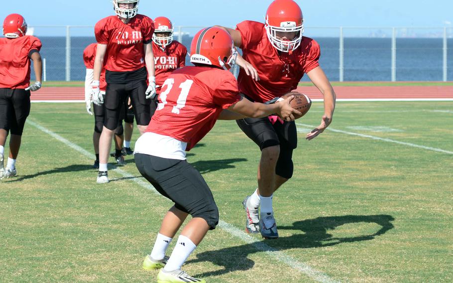 Sebastian Bish is a big target at receiver.