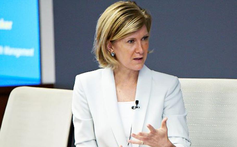 Mary Callahan Erdoes, CEO of J.P. Morgan Asset & Wealth Management.