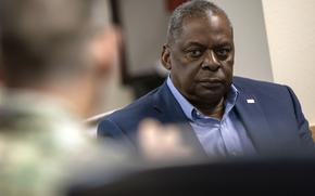 Secretary of Defense Lloyd Austin visits Fort Wainwright, Alaska, July 24, 2021. Alaska was the first stop of seven-day trip that includes Singapore, Hanoi, Vietnam and Manila, Philippines. 