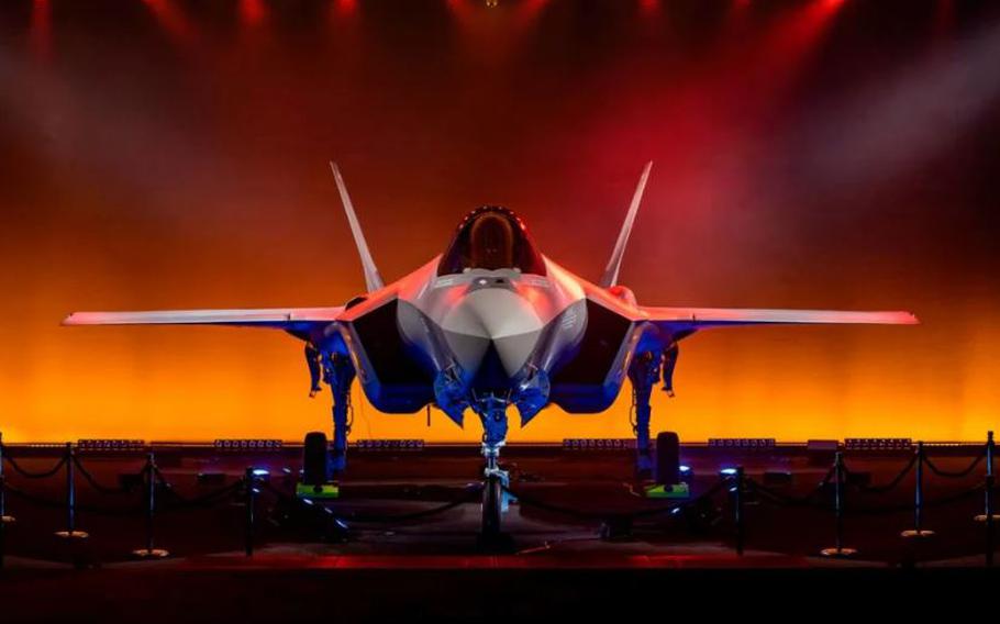 Lockheed Martin rolled out an F-35 Lightning II, designated the AY-01, at a ceremony recognizing the purchase of the fighter jets by Belgium on Sunday, Dec. 10, 2023, in Fort Worth Texas.