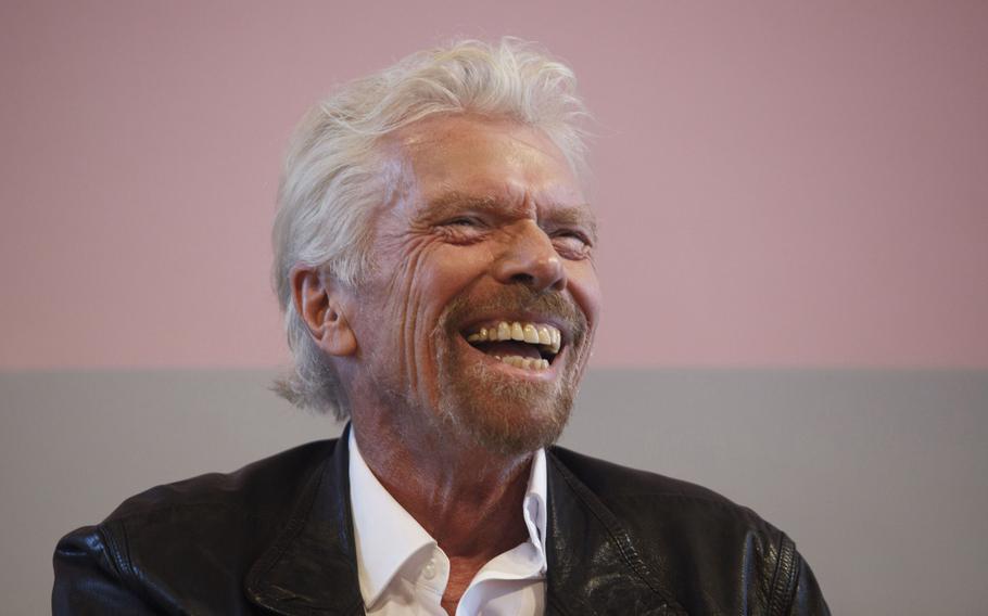 Billionaire Richard Branson, founder and president of Virgin Atlantic Airways, at the Peres Center for Peace in Tel Aviv, Israel, on Oct. 24, 2019. Branson plans to fly to space on July 11, 2021.