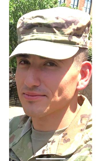 Spc. Evan Stuart Huettl, 28, was found dead in a hotel room in Palmer, Alaska, on Sunday, Jan. 21, 2024. 