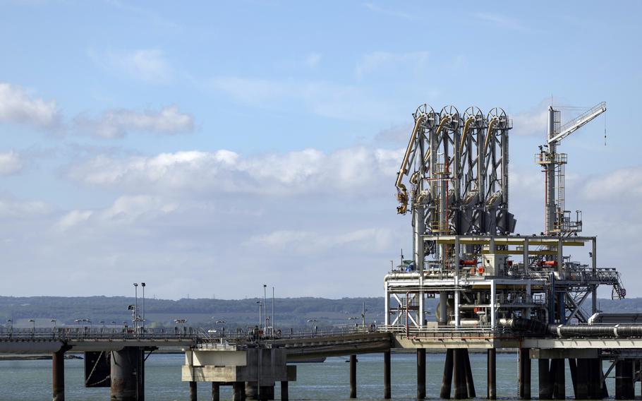 A liquefied natural gas pier. 