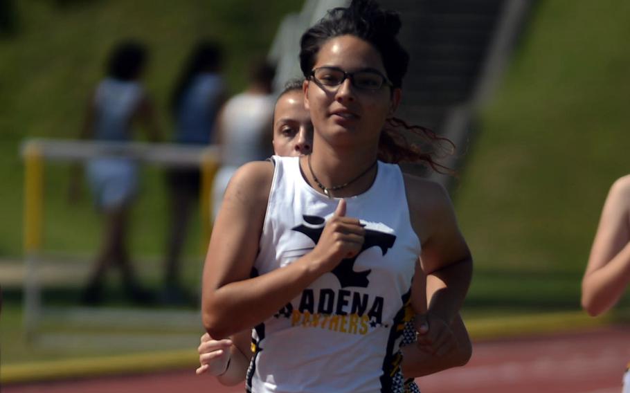 Senior distance runner Isamar Vargas, Kadena's female Athlete of the Year.