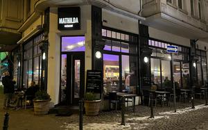 Mathilda, a Wiesbaden, Germany, restaurant, has been serving food and drinks on Luisenplatz since 2003.