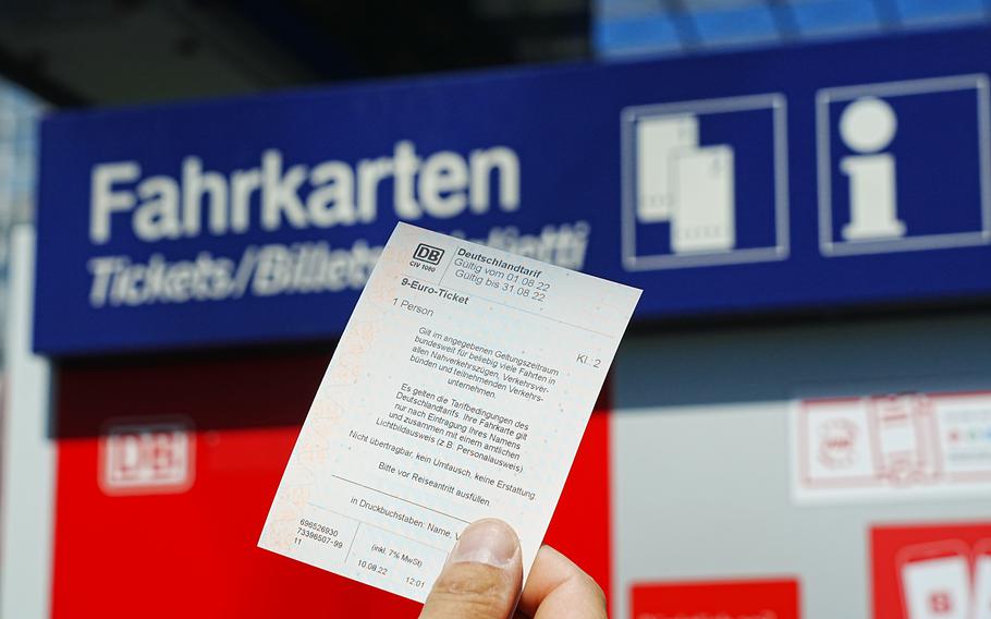 The first 9-euro monthly train ticket was released in Germany in June 2022. A follow-on version, this time priced at 49 euros per month, is slated to go on sale in January. 
