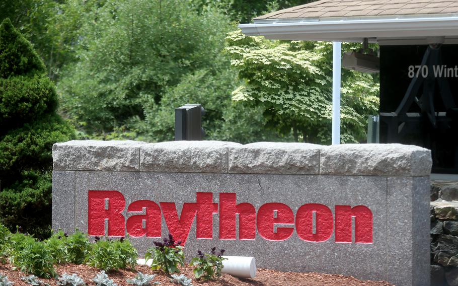 Raytheon on June 10, 2019, in Waltham, Mass.