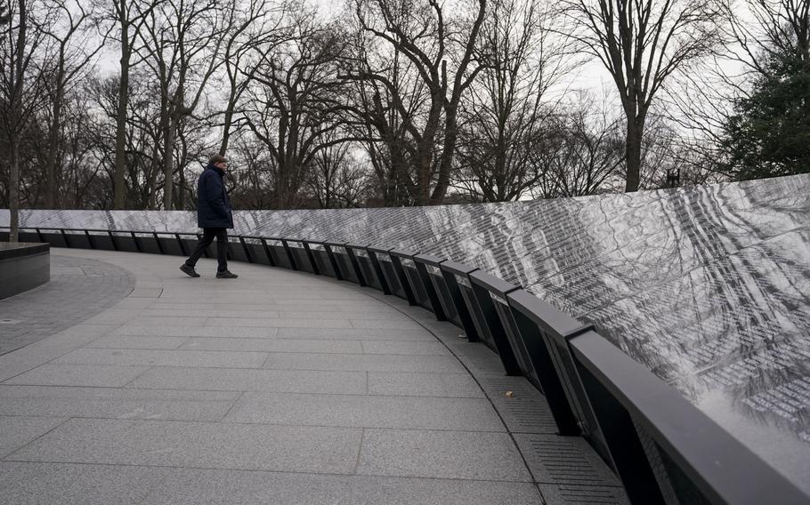 A Texas historian says there may be 1,000 misspellings on the $22 million Wall of Remembrance at the Korean War Veterans Memorial, which was dedicated July 27.
