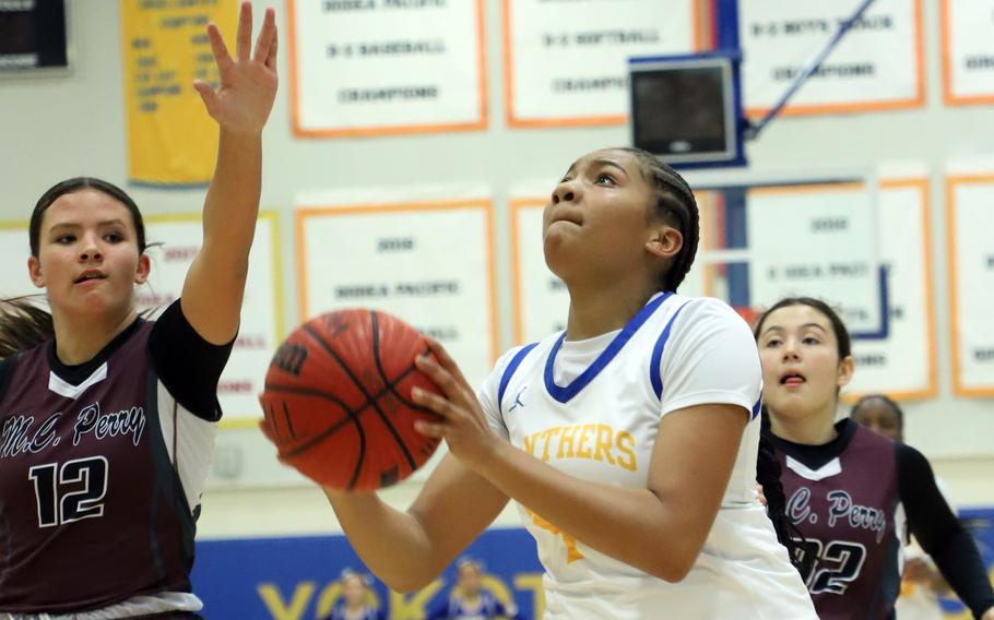Ty’Lasia Anu puts up a shot.