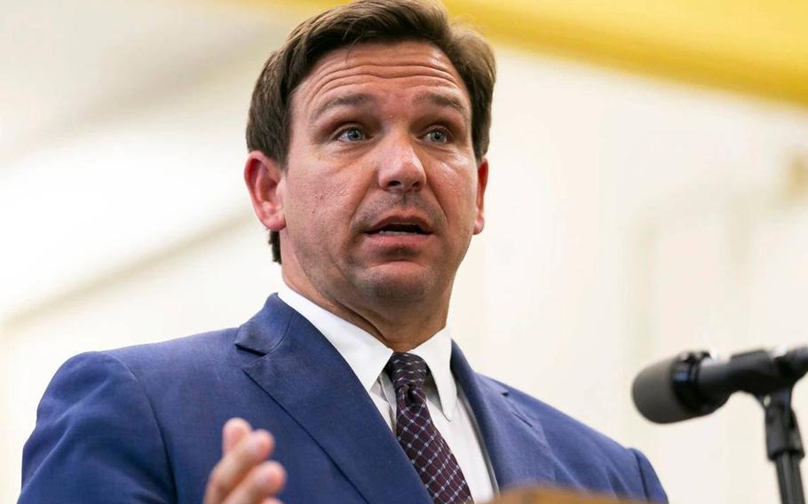 Florida Gov. Ron DeSantis. 