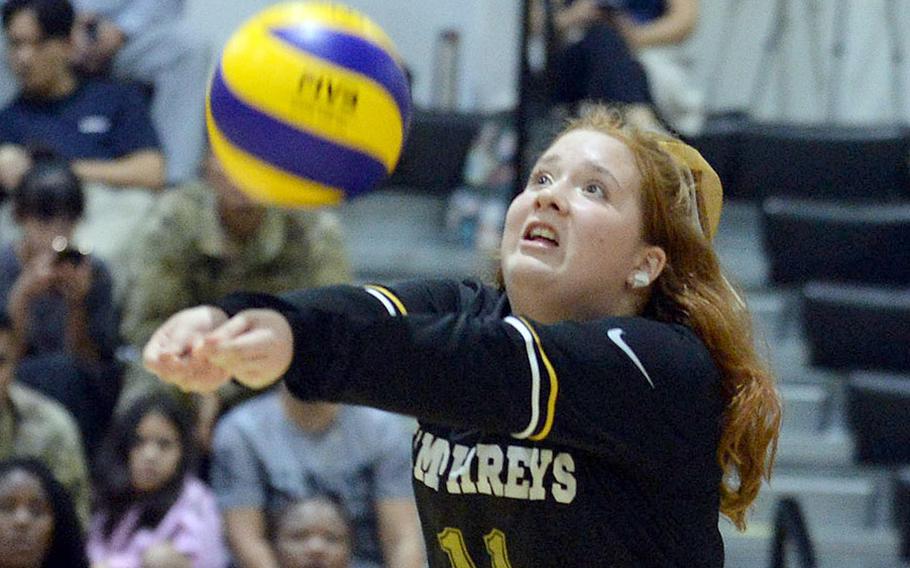 Elysia Koch has transferred from Osan to Humphreys girls volleyball team.