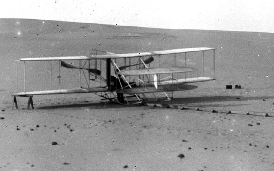 The Wright brothers' 1908 airplane was the first plane in America to fly a passenger, and the world’s first military aircraft.