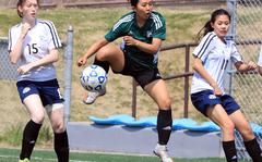 Leah Williamson and the Daegu girls soccer team is hoping to rise up and complete the march to a DODEA-Korea championship against Halie Clark, Vivian Machmer and Osan American in Saturday's final at 11 a.m.