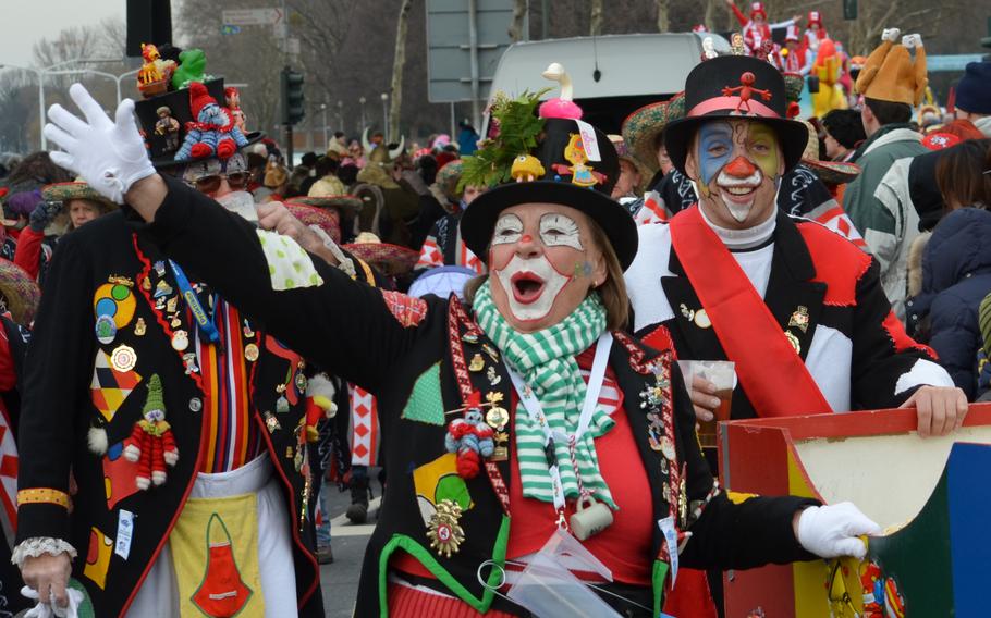 Rose Monday parade, such as this one in Duesseldorf, Germany, will take place this year on Feb. 20, which most Americans will have as a holiday in observance of Washington’s Birthday.