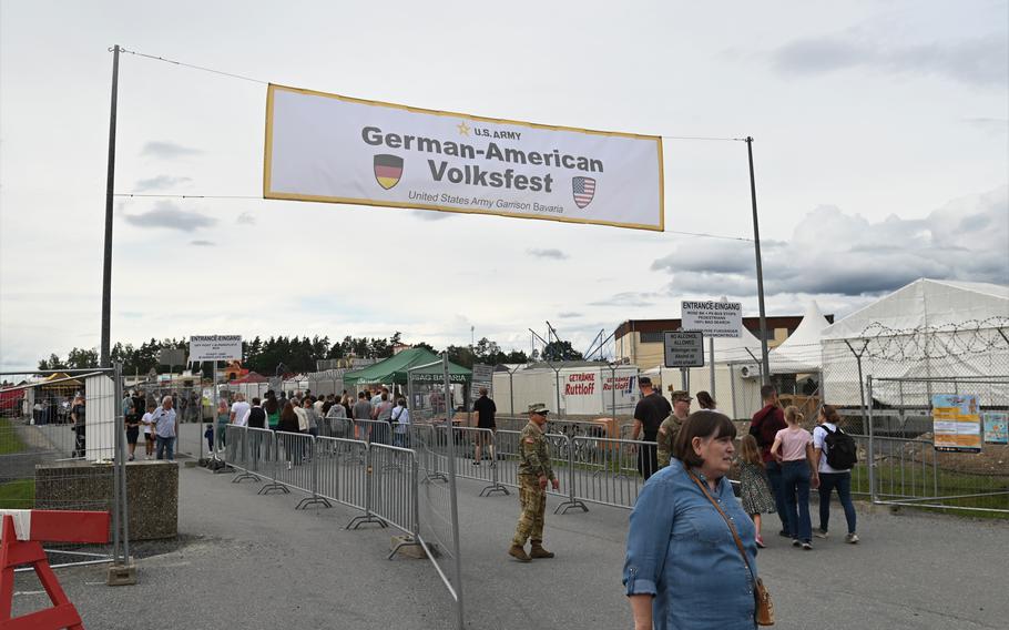 The 62nd German-American Volksfest held on August 5th, 2023, in Camp Algiers, Grafenwoehr, Germany. The fest is host to thousands of Germans and Americans from all over the region over the three day weekend. 