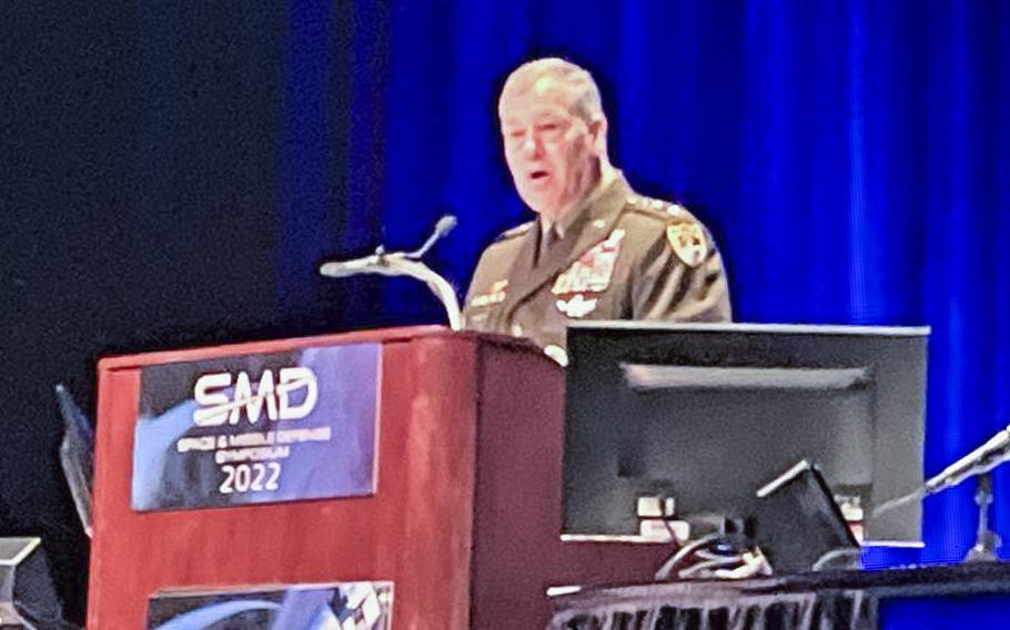U.S. Space Command leader Gen. James Dickinson told an audience in Huntsville, Alabama, that the final decision on locating the command headquarters at Redstone Arsenal should be coming soon.