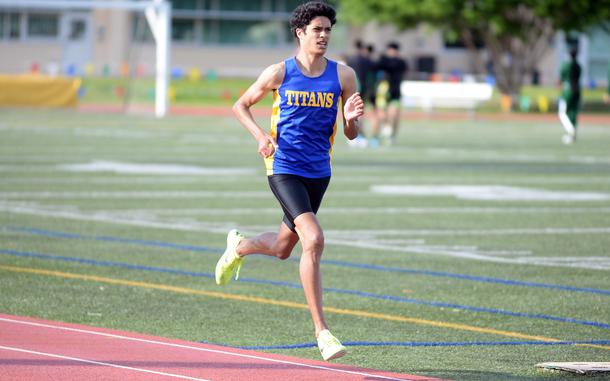 St. Mary's senior William Beardsley broke his own Pacific and Far East meet records in the 1,600.