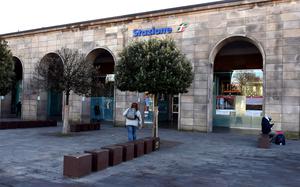 The train station in Vicenza, Italy, as seen in December 2024. Passengers traveling in the Veneto region now tap in and out of trains using contactless payment methods.