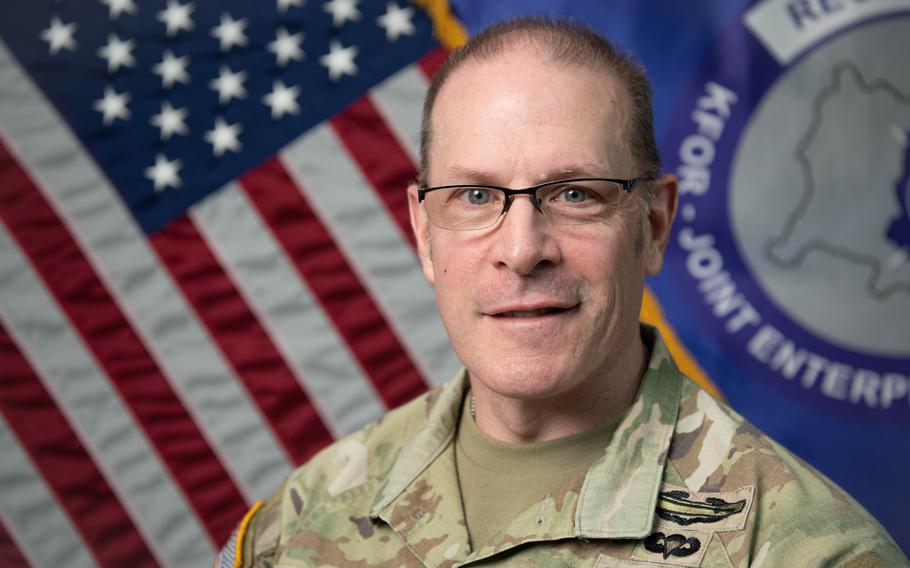 Col. Ross Walker, commander of the Texas Army National Guard’s 56th Infantry Brigade, commanded KFOR’s Regional Command East from June 2023 to February 2024. 
