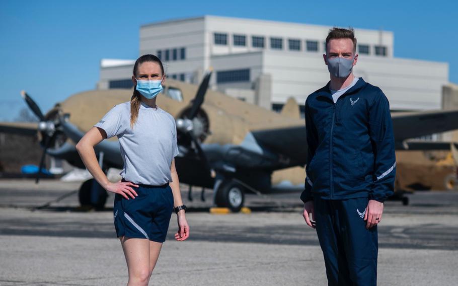 Air Force expects long delayed PT uniform to hit some store shelves this year Stars and Stripes