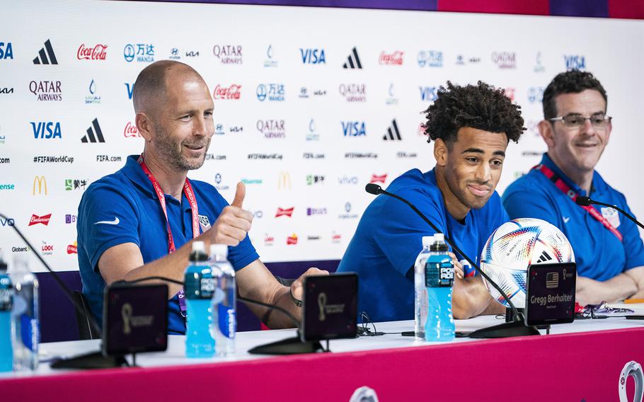 Coach Gregg Berhalter and the U.S. men will face the Netherlands on Saturday in Qatar. 