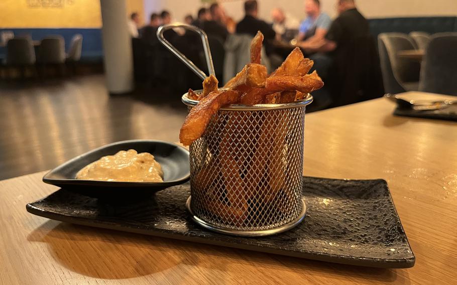 The New Zealand-inspired Kumara fries at Masons in Kaiserslautern, Germany. The all-you-can-eat small plate concept gives the city's somewhat staid culinary scene something out of the ordinary. 