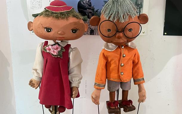 The Fukasawa Tiny Museum preserves the gnome-like carvings created by sculptor Akimitsu Tomonaga for “The Tale of Purinpurin,” a Japanese TV show.  