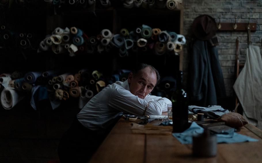 Mark Rylance stars in “The Outfit,” now playing in AAFES theaters in Lakenheath, Mildenhall, Baumholder, Ramstein, Spangdahlem, Vilseck, Wiesbaden and Adana.