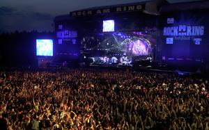 Nurburgring, Germany, June 3, 2003: Happy anniversary to Germany's massive annual rock festival Rock am Ring! 
The three-day festival featuring more than100 bands returns for the 40th time to the Nurgurgring race track this weekend. Tickets have been sold out in March already, so for those of you suffering from FOMO, be sure to check out Stars and Stripes' 1986 article on festivals second year!

Find the article, and photos from past festivals here. 

META DATA: Music festival; entertainment; perfomance; rock concert; Germany; 