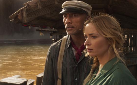 Dwayne Johnson and Emily Blunt find chemistry while starring in “Jungle Cruise.”