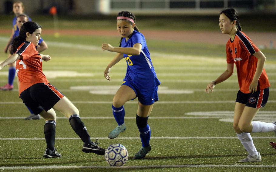 Freshman Aubrey Oh has 17 goals and 13 assists for last year’s D-II runner-up Yokota.