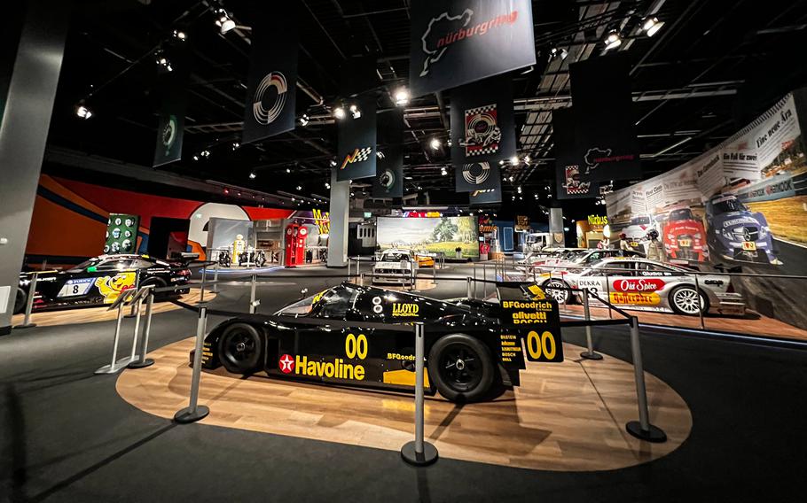 The Ringwerk vehicle exhibit hall in Nuerburg, Germany, Jan 15. 2022. The motorsport museum features a changing collection of race and classic sports cars and motorcycles, ranging from Formula 1 to rally vehicles. 