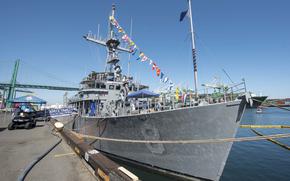190830-N-YG104-3011 LOS ANGELES (Aug. 30, 2019) The Avenger-class mine countermeasures ship USS Scout (MCM 8) is moored at the Port of Los Angeles to support Los Angeles Fleet Week (LAFW). LAFW is an opportunity for the American public to meet their Navy, Marine Corps and Coast Guard teams and experience America's sea services. During fleet week, service members participate in various community service events, showcase capabilities and equipment to the community and enjoy the hospitality of Los Angeles and its surrounding areas. (U.S. Navy photo by Mass Communication Specialist 1st Class Sarah Villegas)