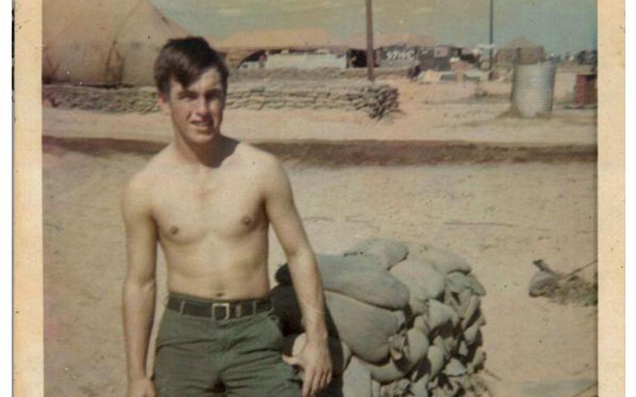 Gus Allbritton in Vietnam in 1969. 