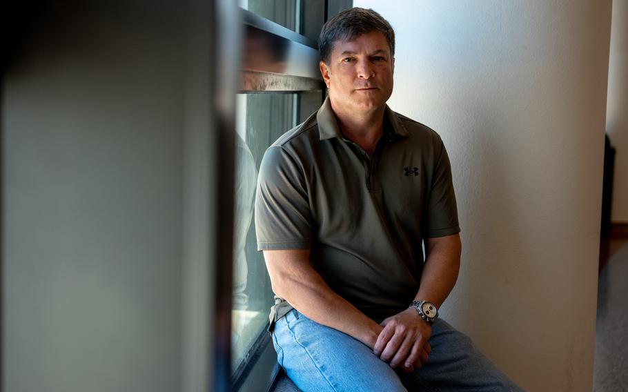 Rick Mangini, 52, an Army veteran who has been grounded from his job flying for a cargo company since his medical certificate was not renewed last month, says some pilots are being treated unfairly. 