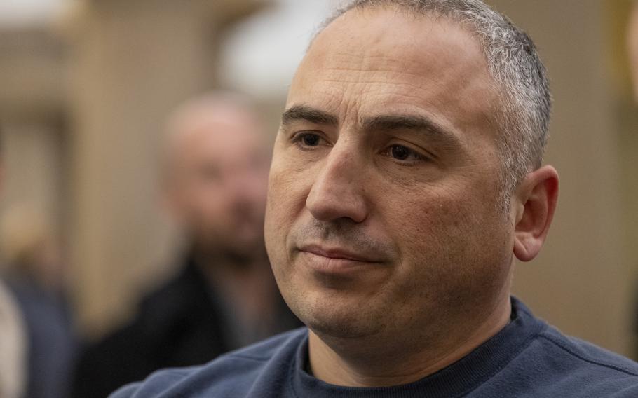 Mark Borcina, 43, is a senior master sergeant in the Air Force.